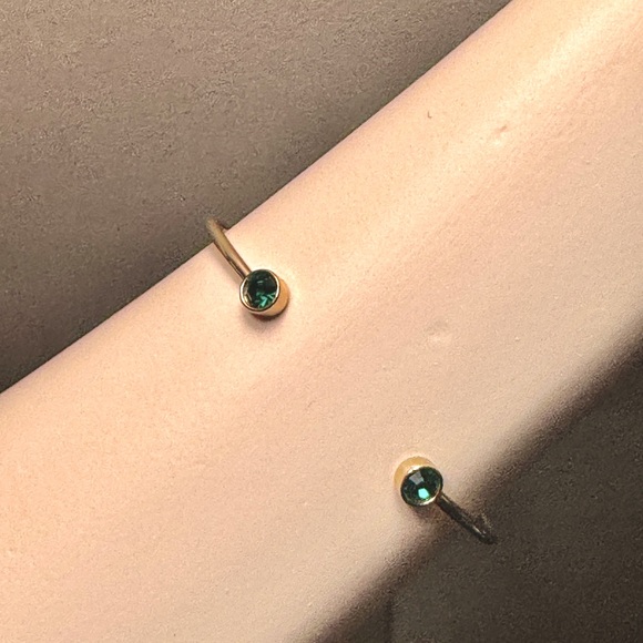 Alex & Ani emerald flex cuff bracelet - Picture 2 of 9